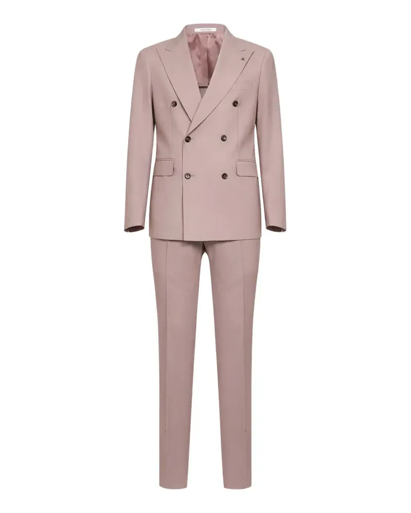 Tagliatore peak-lapel double-breasted suit - Rosa Rosa