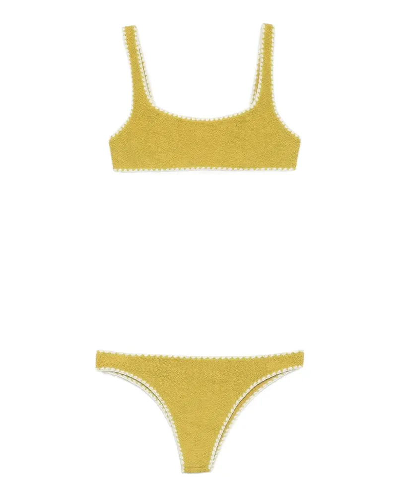 MC2 Saint Barth Naomi crochet-knit bikini - Grün Grün