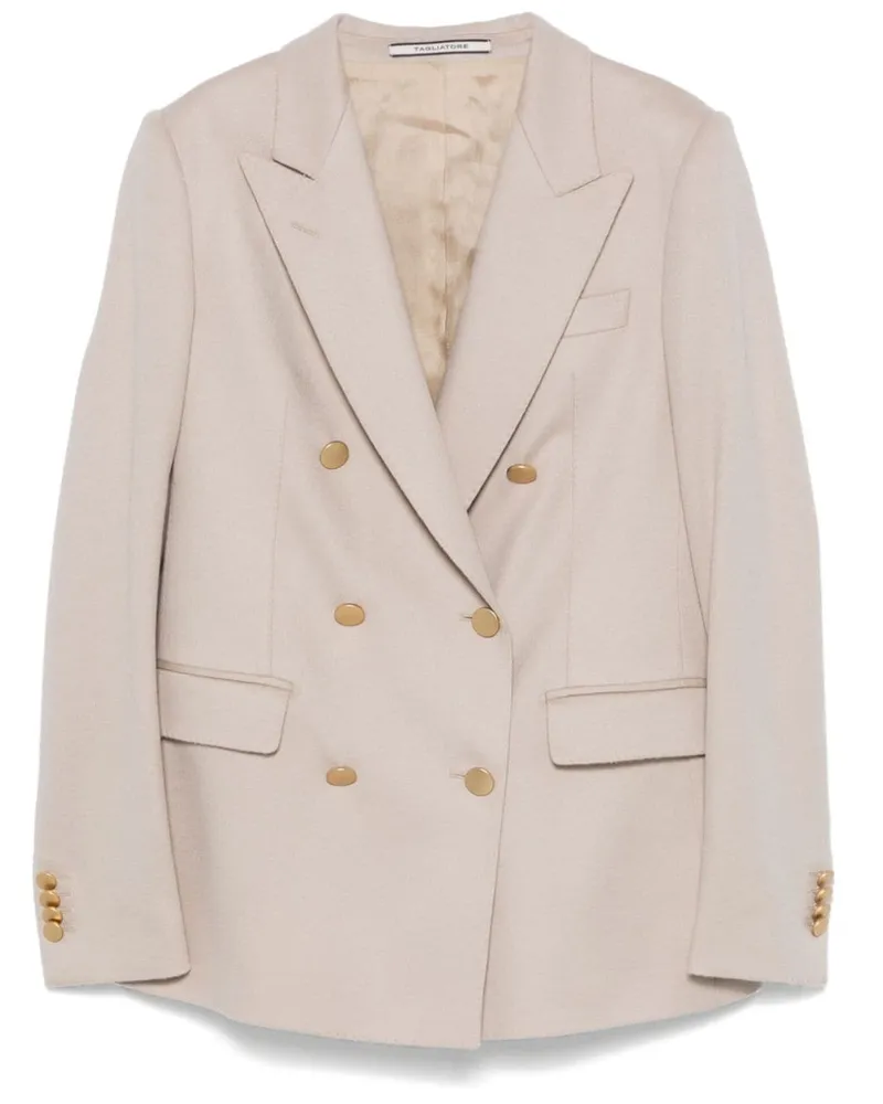 Tagliatore Doppelreihiger Blazer Nude