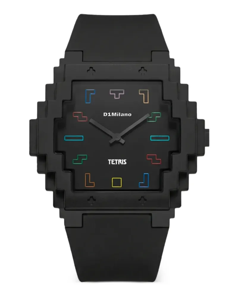 D1 Milano x Tetris Armbanduhr 40mm - Schwarz Schwarz