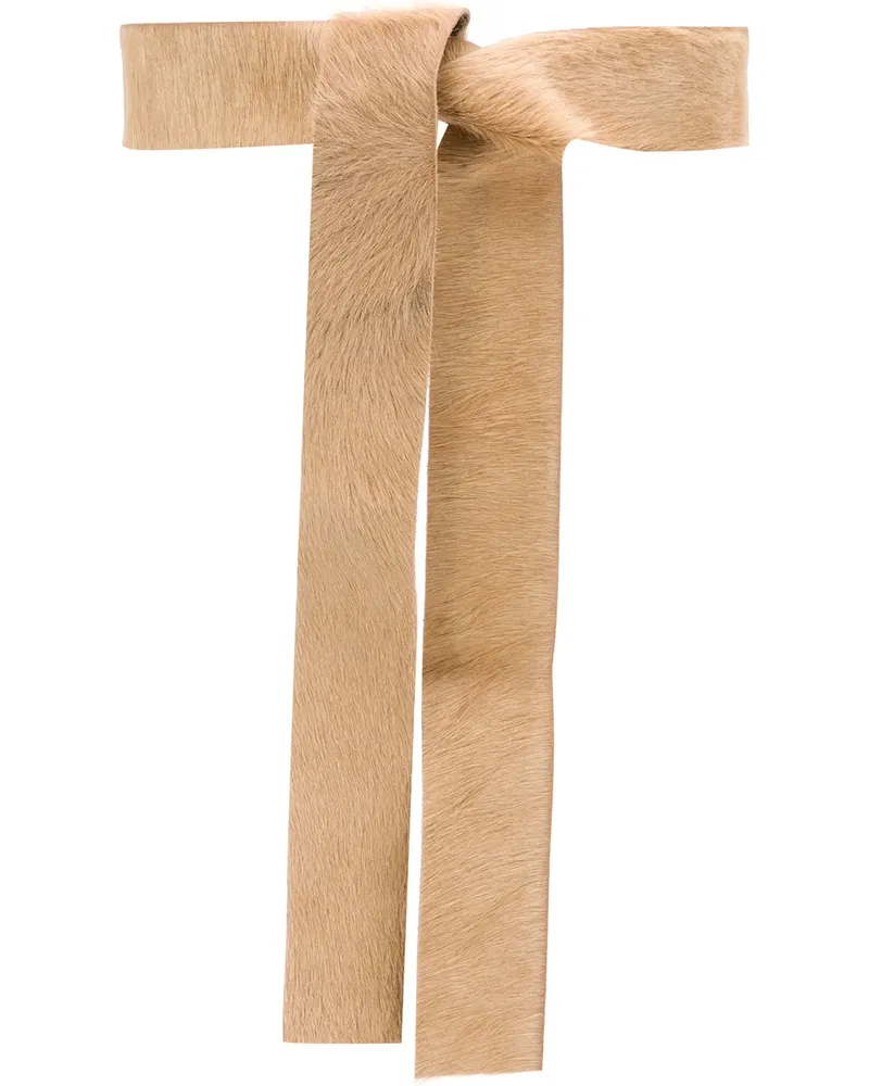 forte_forte Gürtel mit Knotenverschluss - Nude Nude