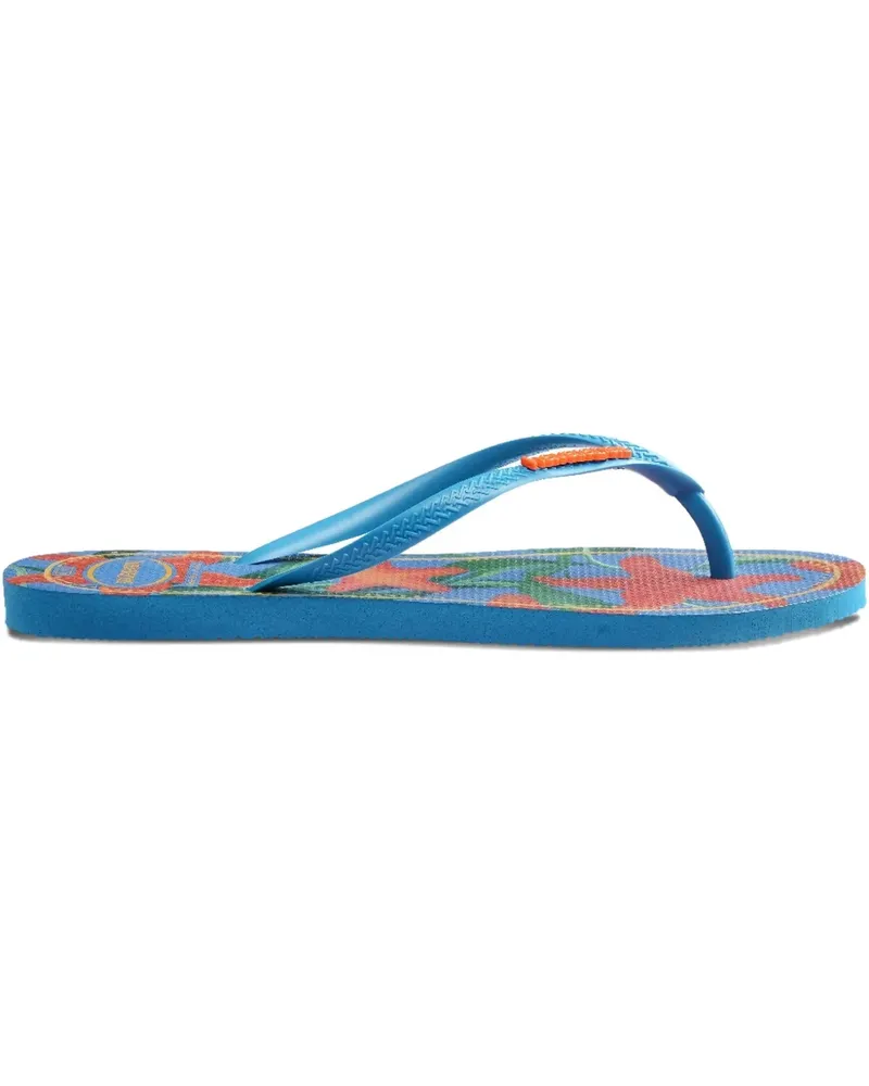 Havaianas Flip-Flops mit Seesterne-Print - Blau Blau