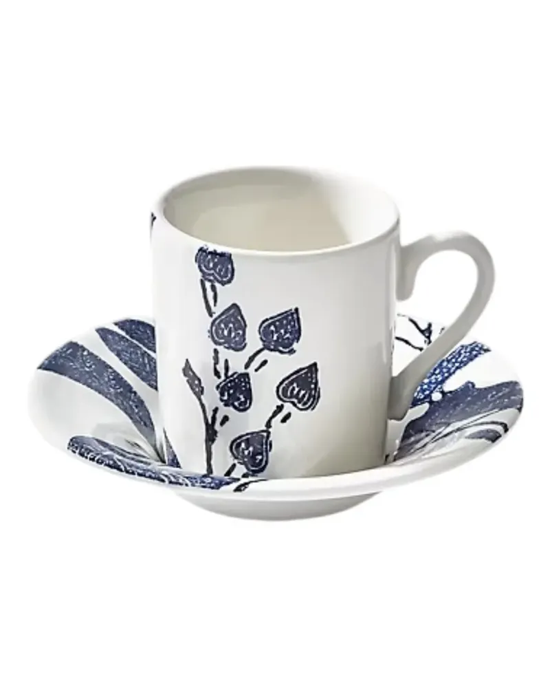 Ralph Lauren Home Teetassen-Set mit Blumen-Print - Weiß Weiß