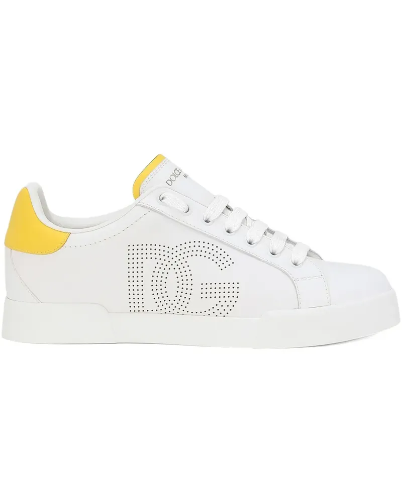 Dolce & Gabbana Logo Sneakers - Weiß Weiß