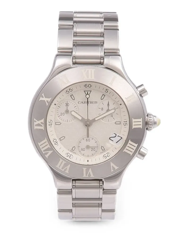 Cartier Must 21 Chronoscaph 38mm watch - Weiß Weiß