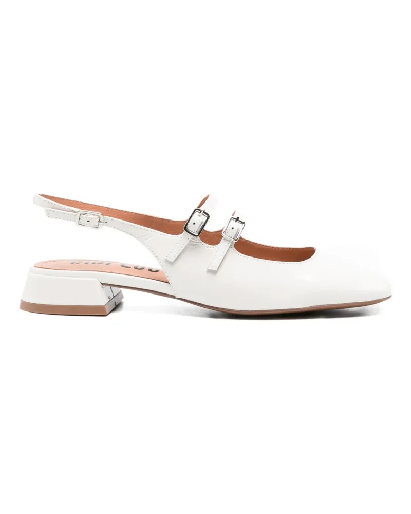 Bibi Lou Hina buckled slingback pumps - Weiß Weiß