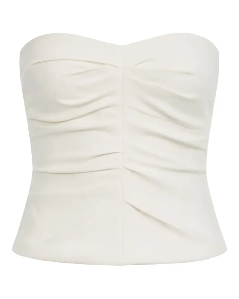 The Sei pleated bustier top - Nude Nude
