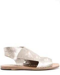 Officine Creative Italia Sandalen im Metallic-Look Gold