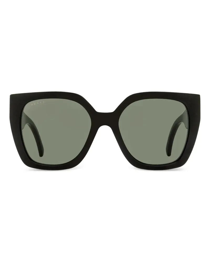 Gucci Sonnenbrille mit Cat-Eye-Gestell - Schwarz Schwarz