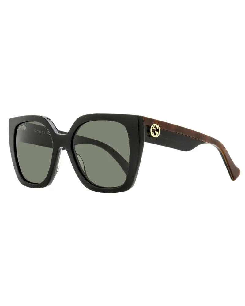 Gucci Sonnenbrille mit Cat-Eye-Gestell - Schwarz Schwarz