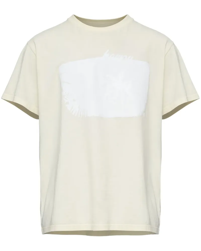 Maison Margiela T-Shirt mit Print - Nude Nude