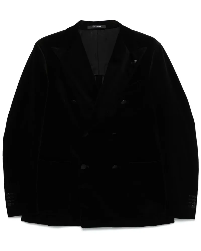 Tagliatore Sakko aus Samt - Schwarz Schwarz