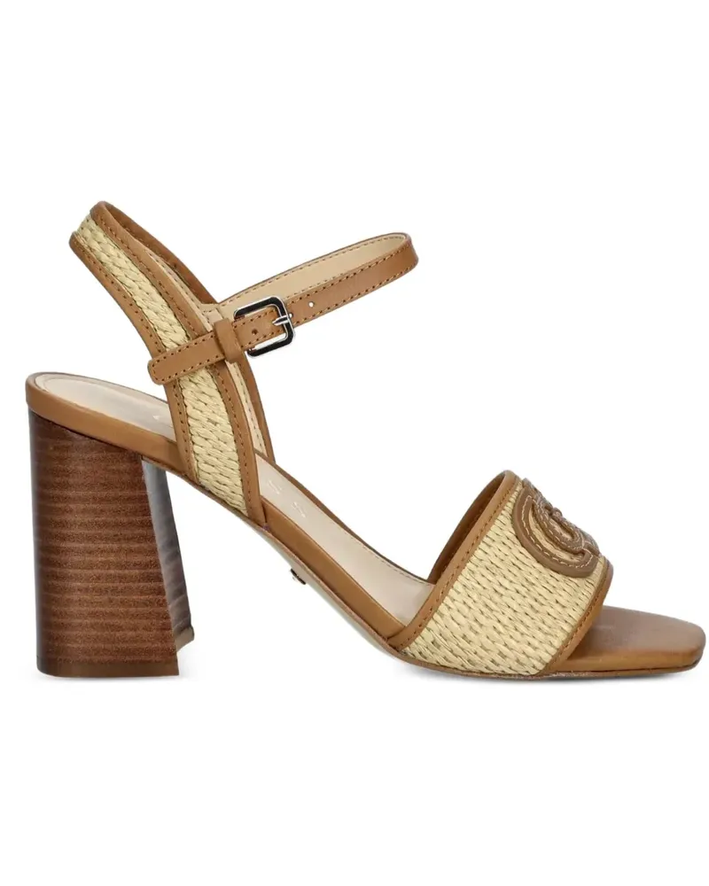 Guess Sandalen mit gewebtem Riemen - Nude Nude
