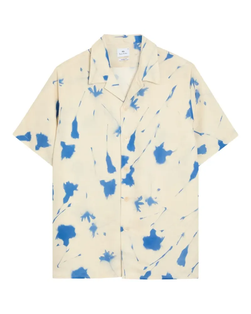 Paul Smith floral-print short-sleeve shirt - Nude Nude