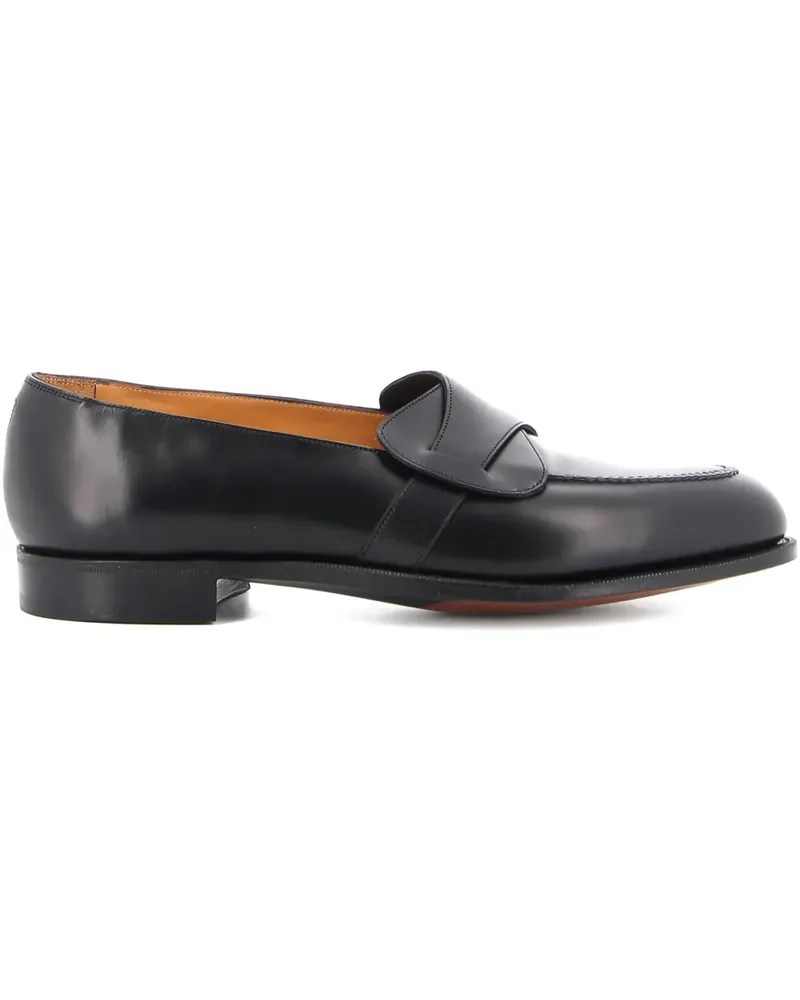 Edward Green leather slip-on loafers - Schwarz Schwarz