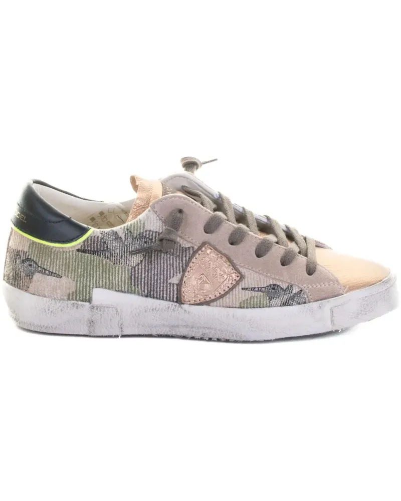 Philippe Model Sneakers mit Camouflage-Print - Grün Grün