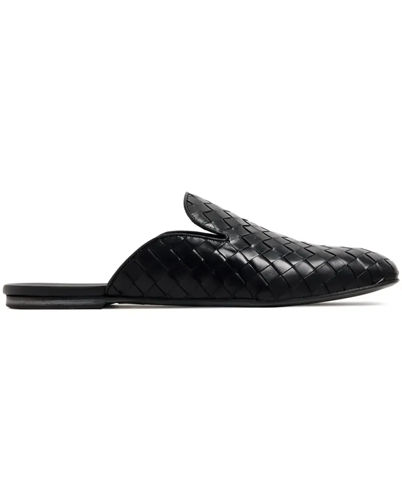 Barrett Gewebte Slipper aus Leder - Schwarz Schwarz