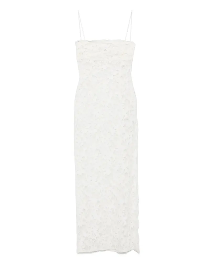MANURÍ Sallita Kleid - Weiß Weiß