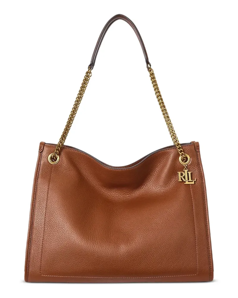 Ralph Lauren Große Bradley Schultertasche - Braun Braun