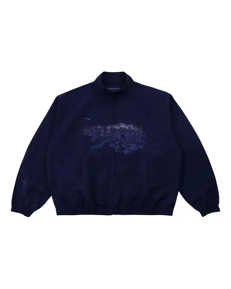 Travis Scott x Fragment x Nike Tokyo logo windbreaker jacket - Blau Blau