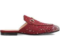 Princetown Mules mit Horsebit - Rot