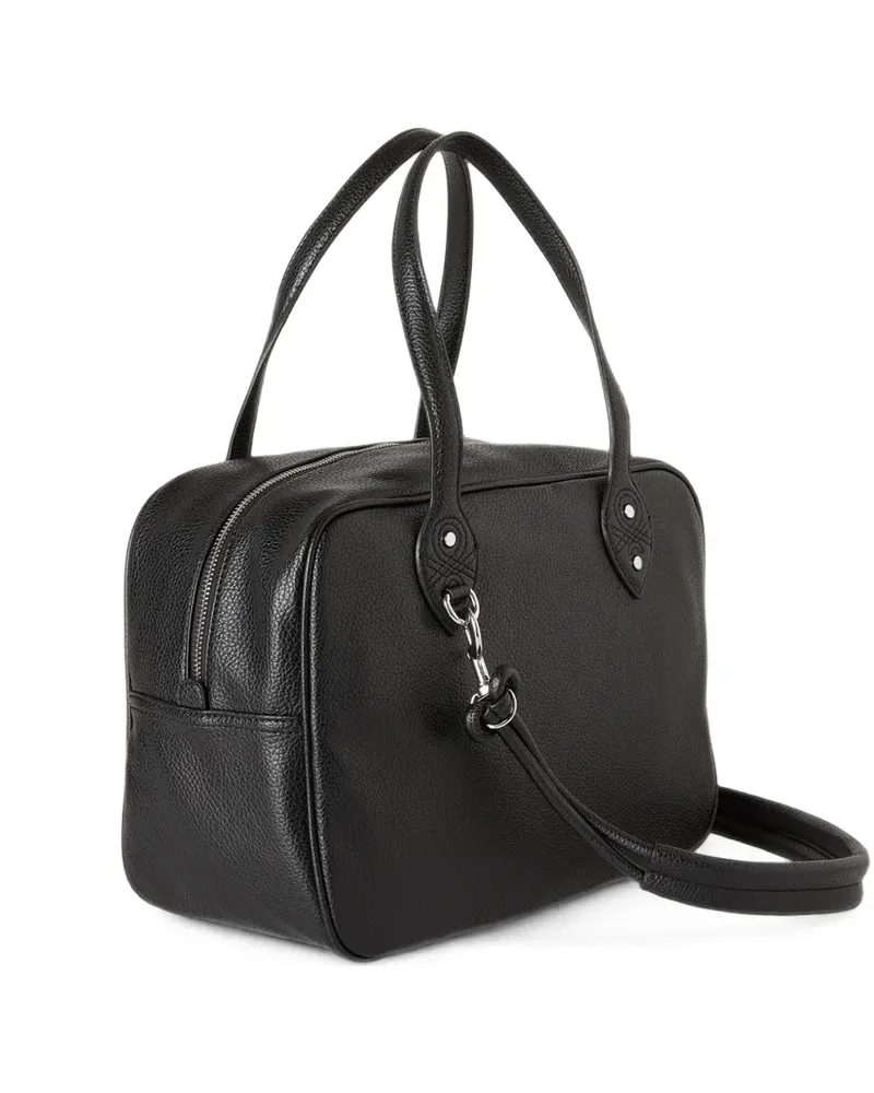 Benetton pebbled-texture bowling bag - Schwarz Schwarz