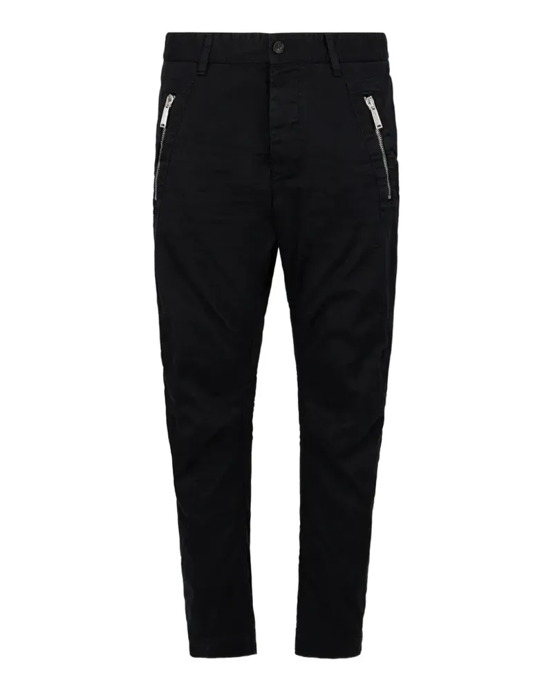 Dsquared2 Sexy Hose mit Reißverschluss - Schwarz Schwarz