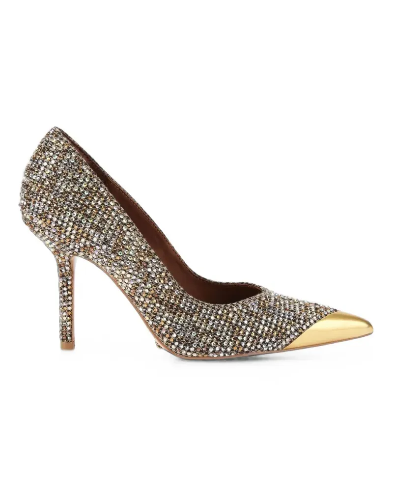 Kurt Geiger Regent crystal-embellished pumps - Gold Gold