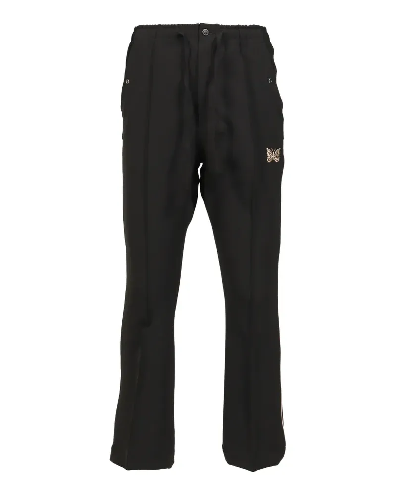 NEEDLES Hose mit Schmetterlingsstickerei - Schwarz Schwarz