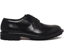 Derby-Schuhe mit Logo-Prägung - Schwarz