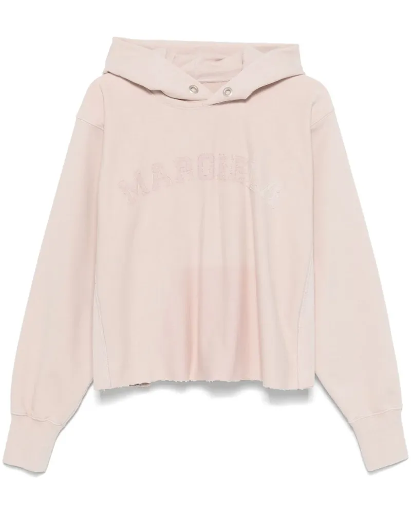 Maison Margiela Hoodie mit Logo - Rosa Rosa