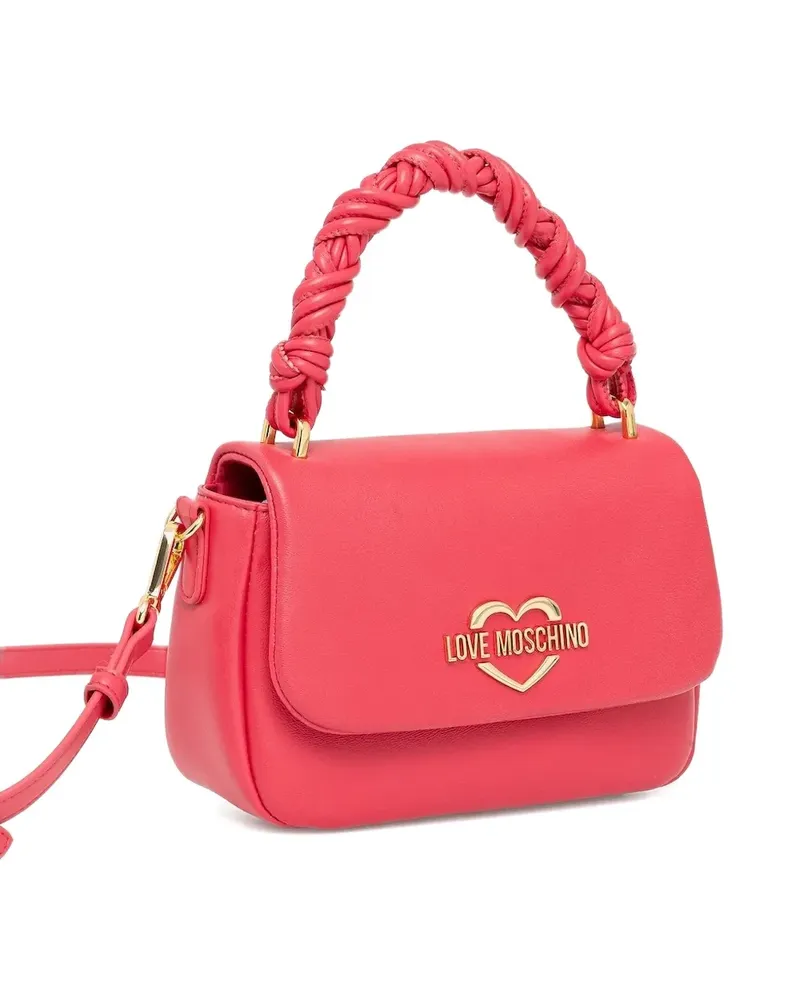 Moschino Satchel-Tasche mit verdrehtem Henkel - Rosa Rosa