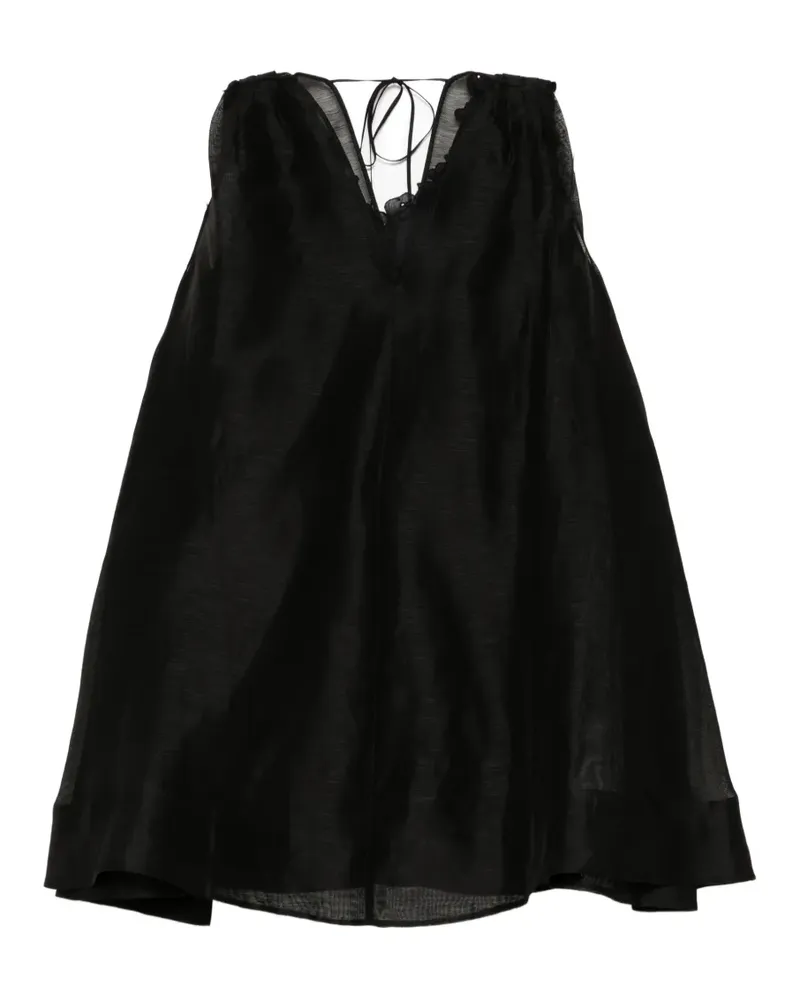 JNBY Organza-Kleid im Layering-Look - Schwarz Schwarz
