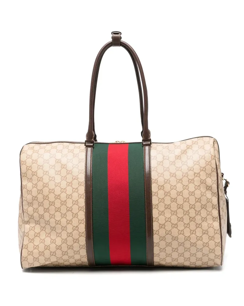 Gucci Reisetasche mit Monogrammmuster - Nude Nude