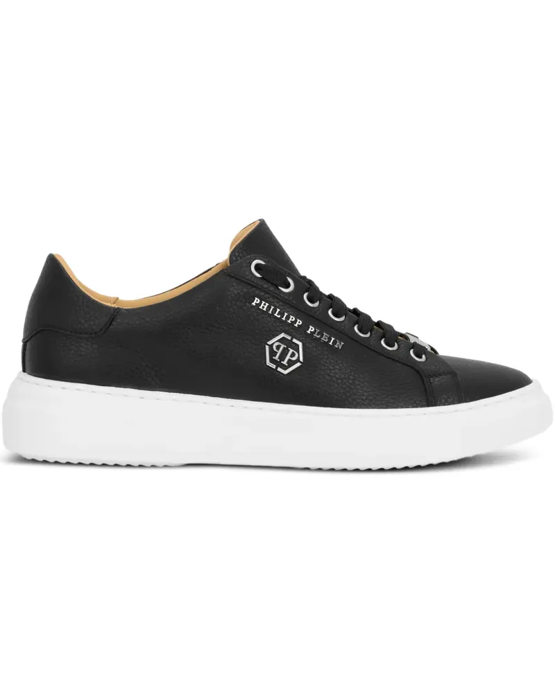 Philipp Plein Sneakers mit sechseckigem Logo - Schwarz Schwarz