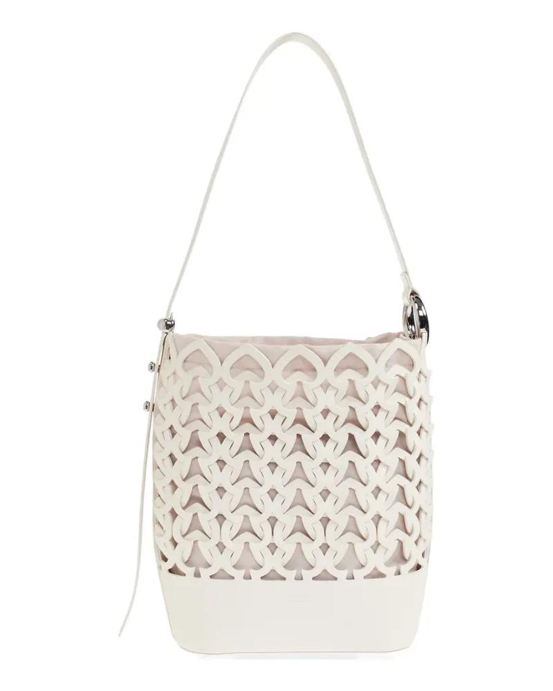 Kate Spade Halo woven-leather bucket bag - Nude Nude