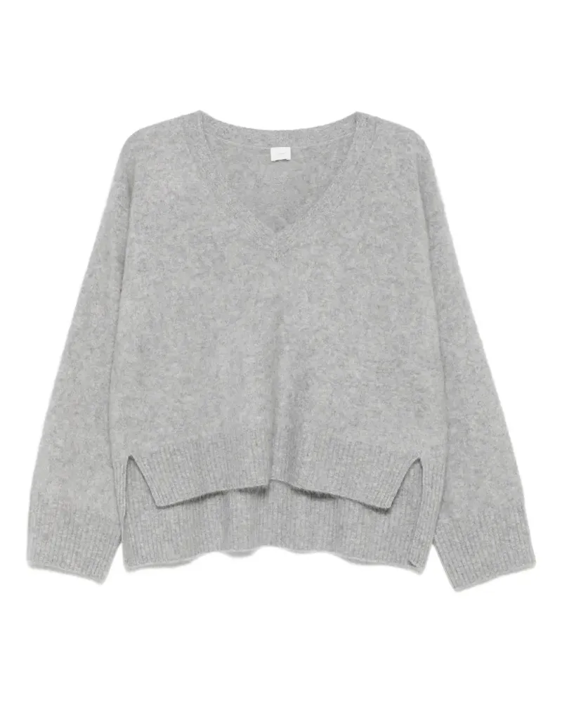 C.T.plage Pullover mit V-Ausschnitt - Grau Grau