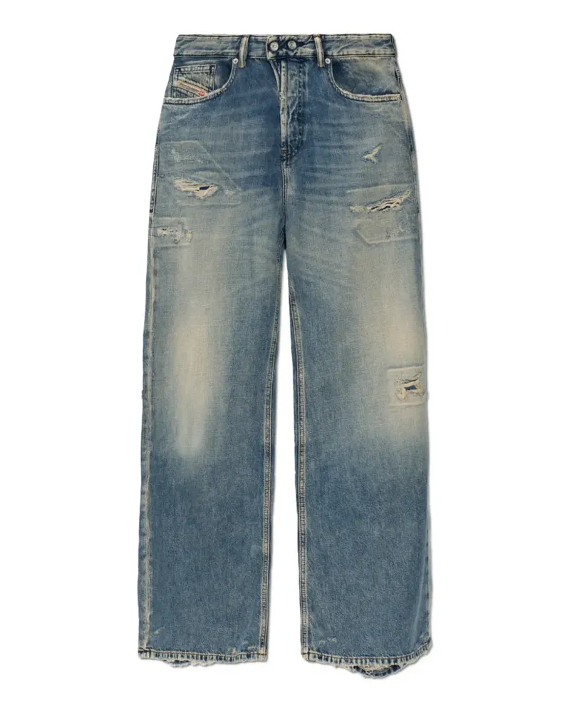 Diesel 1996 D-Sire Jeans im Distressed-Look - Blau Blau