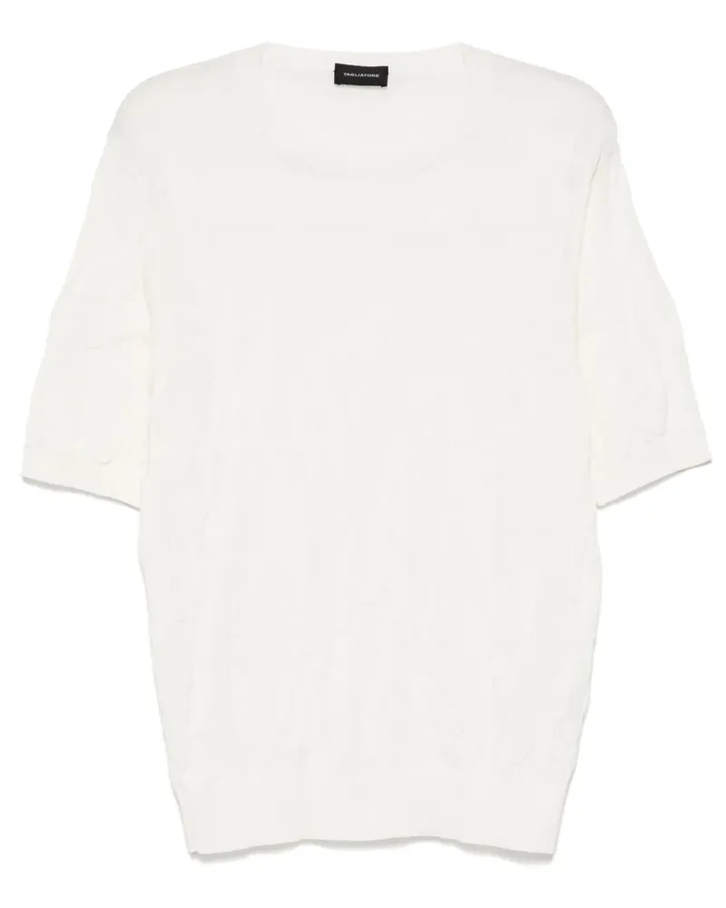 Tagliatore Gestricktes T-Shirt - Nude Nude