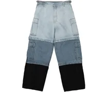 Deconstructed Triple Cargohose - Blau