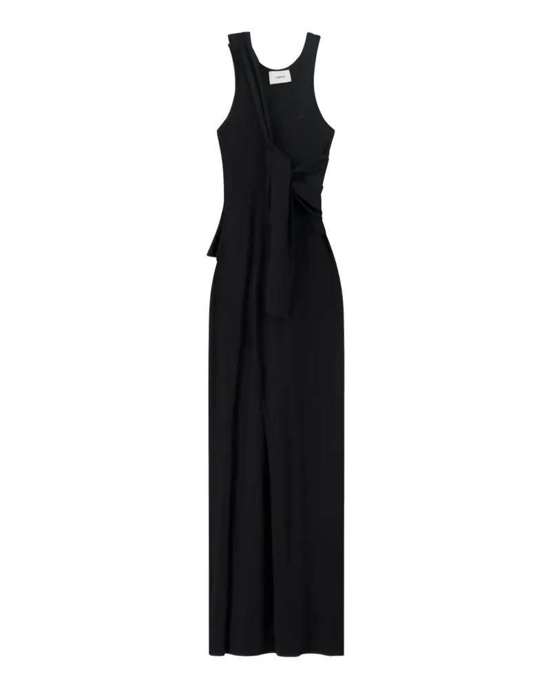COPERNI Geknotetes Maxikleid mit seitlichem Schlitz - Schwarz Schwarz