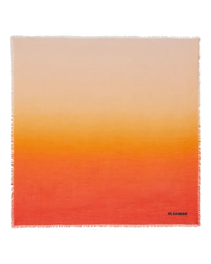 Jil Sander gradient-effect scarf - Orange Orange