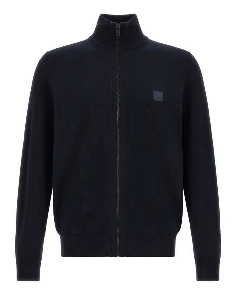 HUGO BOSS Cardigan mit Reißverschluss - Blau Blau