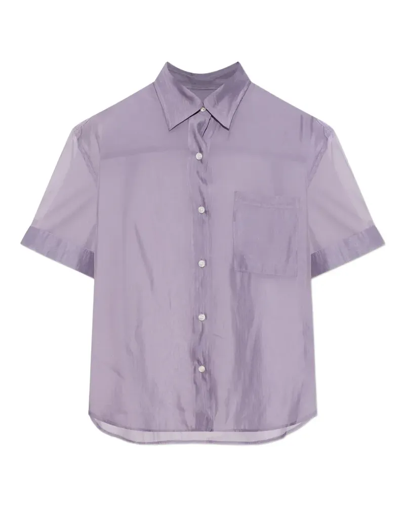 Rag & Bone Semi-transparentes Connie Hemd - Violett Violett