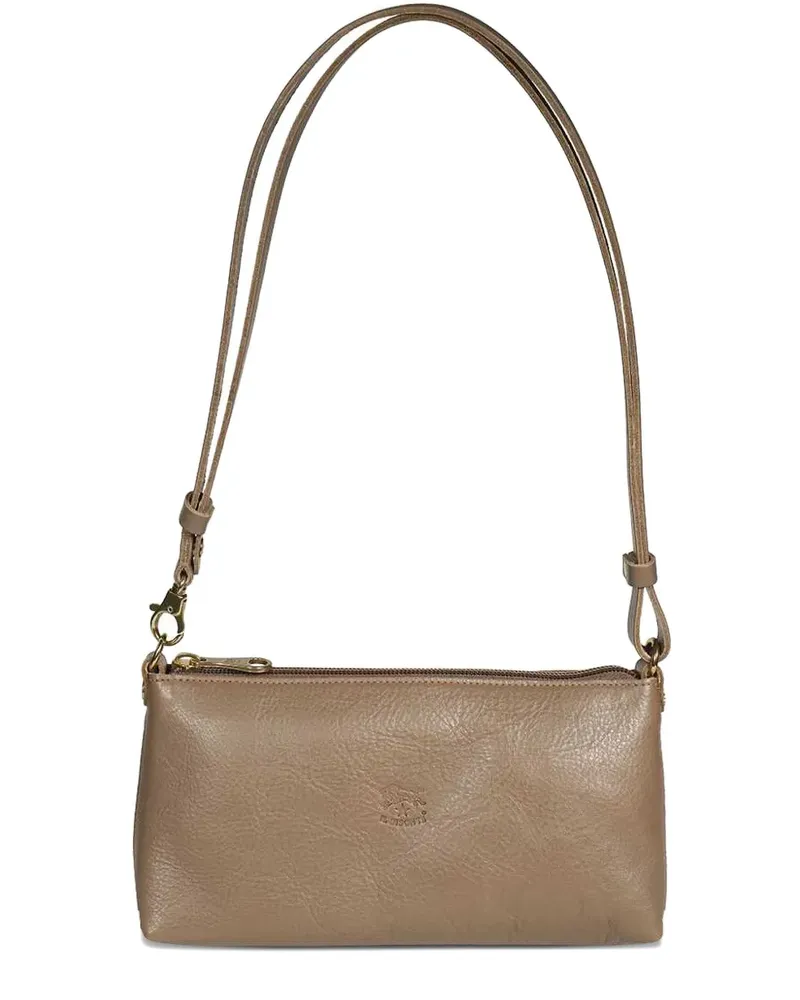 IL BISONTE Schultertasche mit verstellbarem Riemen - Nude Nude