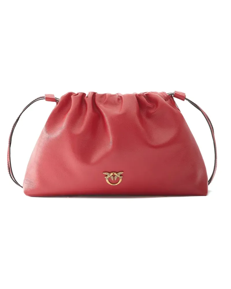 Pinko Beuteltasche aus Leder - Rot Rot