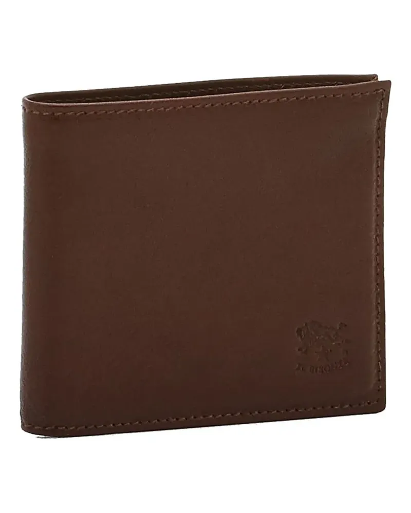 IL BISONTE Pelle Portemonnaie - Braun Braun