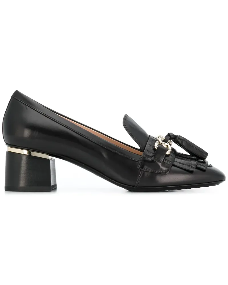 TOD'S Loafer mit Blockabsatz - Schwarz Schwarz