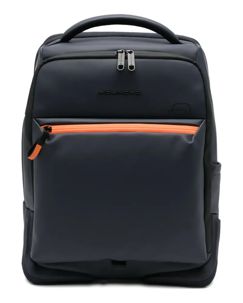 Piquadro Rucksack mit Reißverschluss - Blau Blau