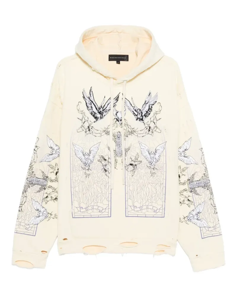 WHO DECIDES WAR Ascension hoodie - Gelb Gelb